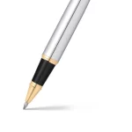 Sheaffer 9342 Gift 300 Rollerball Pen Bright Chrome with Gold Tone Trim