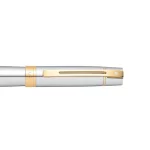 Sheaffer 9342 Gift 300 Rollerball Pen Bright Chrome with Gold Tone Trim
