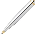 Sheaffer 9422 VFM Ballpoint Pen Polished Chrome with Gold-Plated Trim