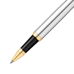 Sheaffer 9422 VFM Rollerball Pen Polished Chrome with Gold-Plated Trim