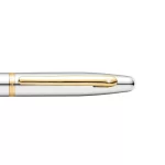 Sheaffer 9422 VFM Rollerball Pen Polished Chrome with Gold-Plated Trim