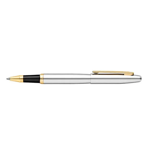 Sheaffer 9422 VFM Rollerball Pen Polished Chrome with Gold-Plated Trim