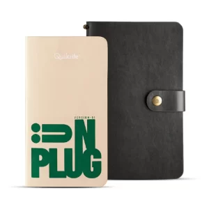 Pennline Quikrite Classic Journal - Black With Unplug V1 Combo