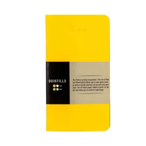 Pennline Quikfill Plain And Ruled (Quikrite) Pack Of 2 Yellow,Green