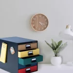 Pennline HUB Storage Metal Cabinet With 5 Paperboard Horizontal Large Drawers - Matte Black