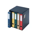 Pennline HUB Filing Cabinet In Metal With 5 Vertical Large Folders (2-D Ring Binders) - Matte Black