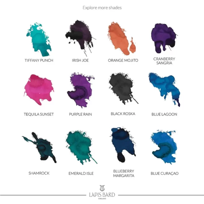 Lapis Bard Ink Bottle (50 ML) - Blue Curaçao