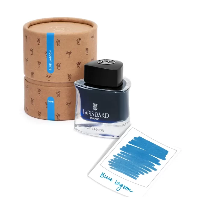 Lapis Bard Ink Bottle (50 ML) - Blue Lagoon