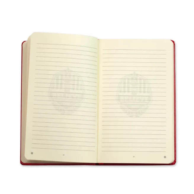 Pennline 83 A5 Size Hard Cover Notebook with 83 Logo (Ruled) - Red
