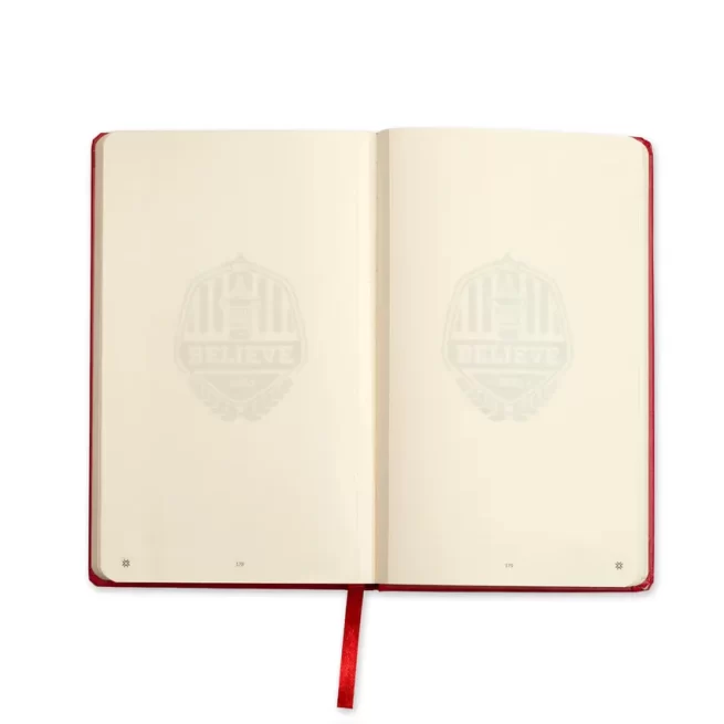 Pennline 83 A5 Size Hard Cover Notebook with 83 Logo (Ruled) - Red