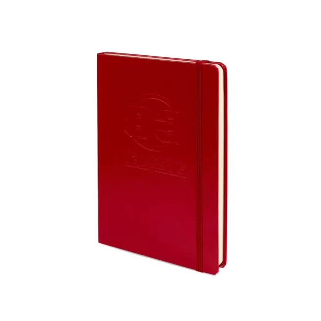Pennline 83 A5 Size Hard Cover Notebook with 83 Logo (Ruled) - Red
