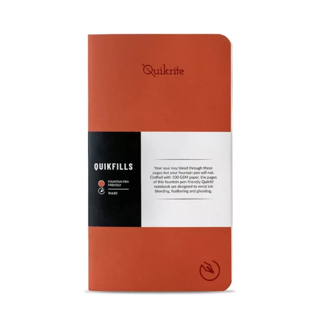 Pennline Fountain Pen Friendly Ruled Quikfill (Pack of 2) Rust