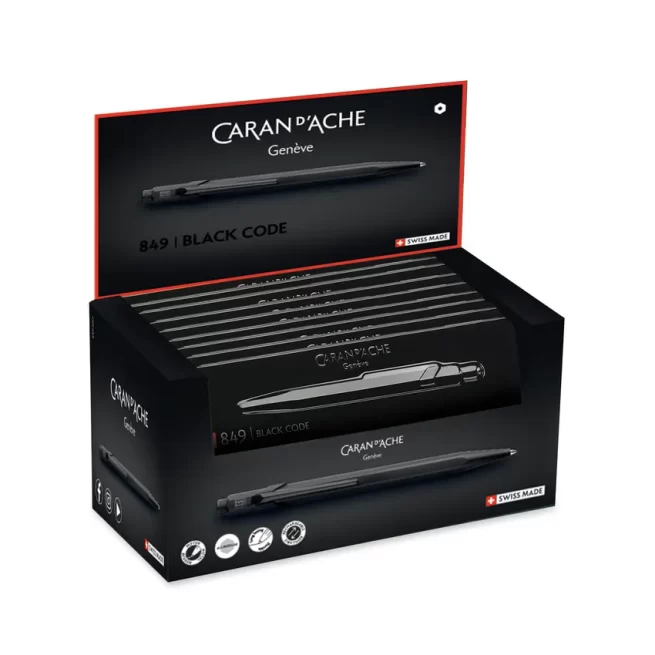 Caran d'Ache 2019 Special Edition 849 Code Ballpoint Pen Black