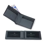 Lapis Bard Gift Set Torque Ballpoint Pen with Ducorium Graphite Wallet Black with Black Trims