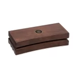 Lapis Bard Torque Artis Leather Ballpoint Pen - Brown with Gold Trims