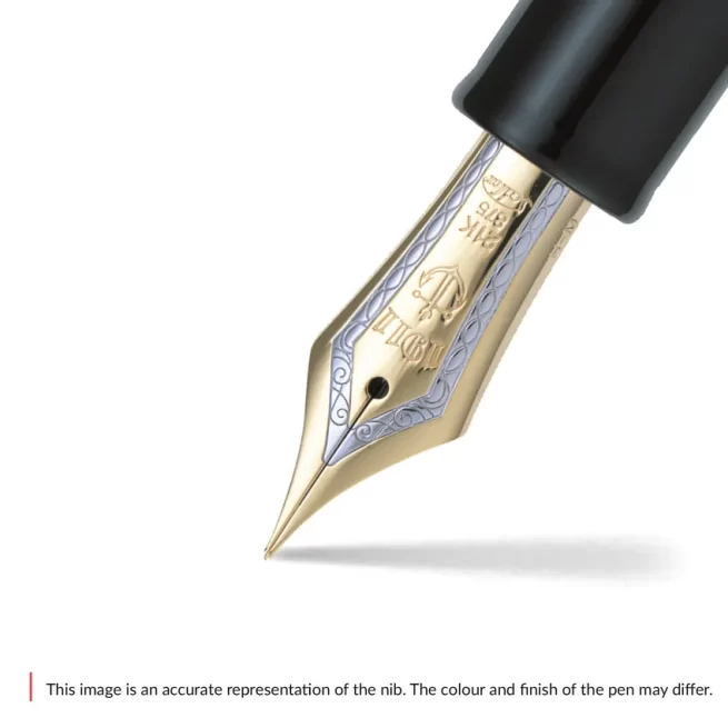 Sailor Professional Gear Fountain Pen (21K Medium) Black with Gold Trims