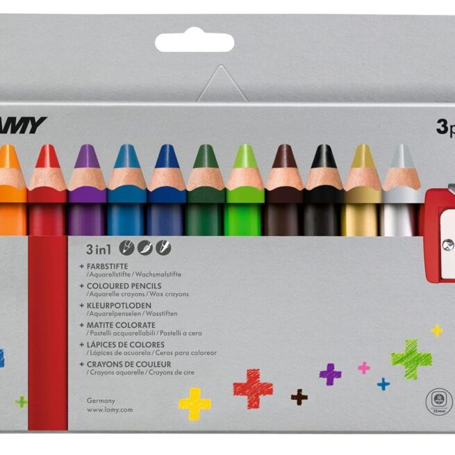 3plus-Packaging of 12 · includes child-safe sharpener LAMY Z 80-1223548