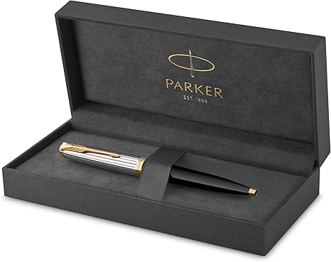 Parker 51 Black Gold Trim Ballpoint Pen Parker-10082