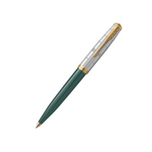 Parker 51 Forest Green Gold Trim Ballpoint Pen ‎8901198710073
