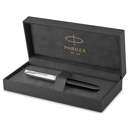 Parker 51 Black Chrome Trim Fountain Pen 9000031541