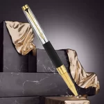 Parker Aster Essential Black & Chrome – Gold Trim Rollerball Pen 9000037522