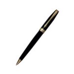 Parker Fusion Lacque Black Gold Trim Ballpoint Pen 8901198180326