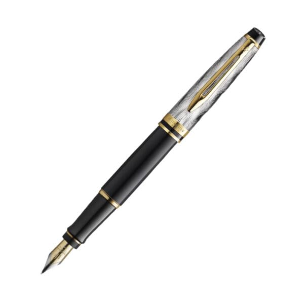 Waterman  Expert Reflections of Paris Gold Trim Fountain Pen 8901198923220