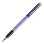 Waterman Hémisphère Colour Blocking Purple Gold Trim Rollerball Pen ‎2179922
