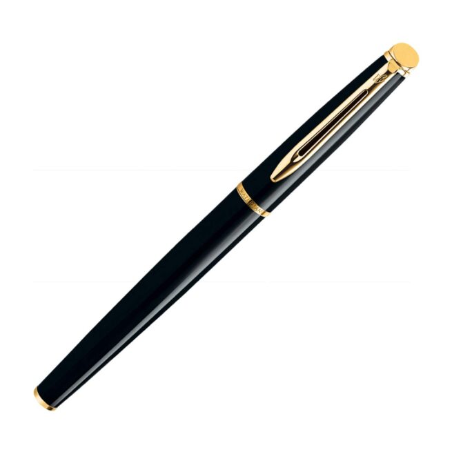 Waterman Hémisphère Mars Black Gold Trim Rollerball Pen 9000017100