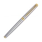 Waterman Hémisphère Stainless Steel Gold Trim Rollerball Pen 9000017088