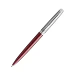 Waterman Hémisphère Matte Stainless Steel Chrome Trim Red Ballpoint Pen ‎8901198913535