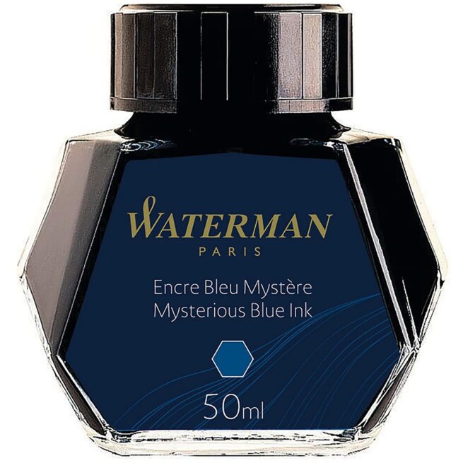 Waterman Inks & Refills Mysterious Blue Ink Bottle Ink ‎S0110790