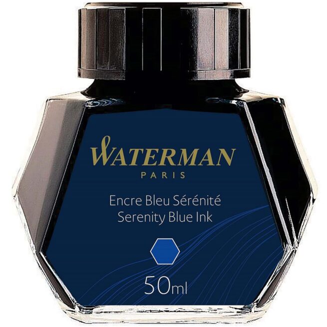 Waterman Inks & Refills Serenity Blue Ink Bottle Ink ‎S0110720