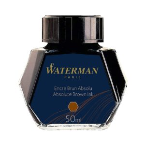 Waterman Inks & Refills Absolute Brown Ink Bottle Ink ‎8901198756576