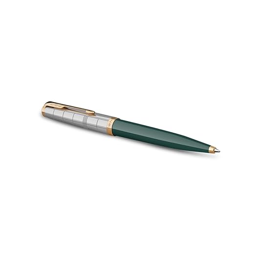 Parker 51 Forest Green Gold Trim Ballpoint Pen ‎8901198710073