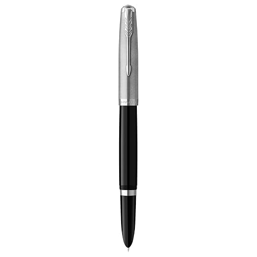 Parker 51 Black Chrome Trim Fountain Pen 9000031541
