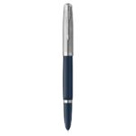 Parker 51 Midnight Blue Chrome Trim Fountain Pen ‎2123501