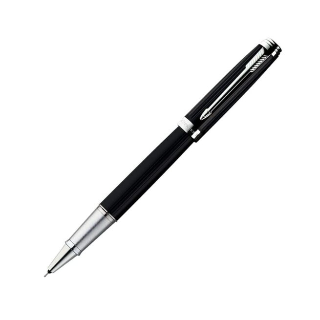 Parker Ambient Lacque Black Chrome Trim Rollerball Pen