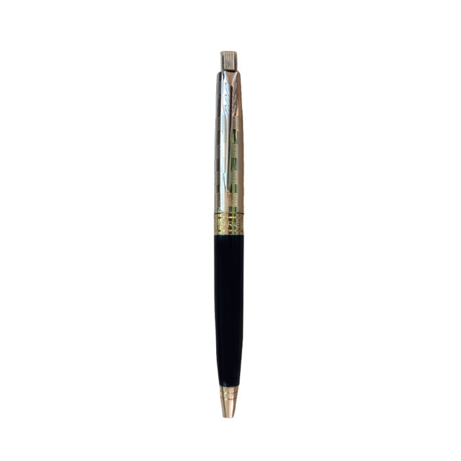 Parker Aster Deluxe Black & Gold – Gold Trim Ballpoint Pen 8902298161215