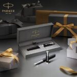 Parker Sonnet Metal & Blue Lacquer Chrome Trim Fountain Pen ‎1945363