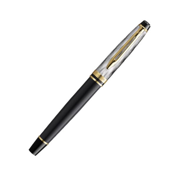 Waterman  Expert Reflections of Paris Gold Trim Fountain Pen 8901198923220