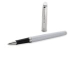 Waterman Hémisphère Colour Blocking Black & White Chrome Trim Rollerball Pen S0921290