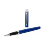Waterman Hémisphère Colour Blocking Black & Blue Chrome Trim Rollerball Pen 1904600