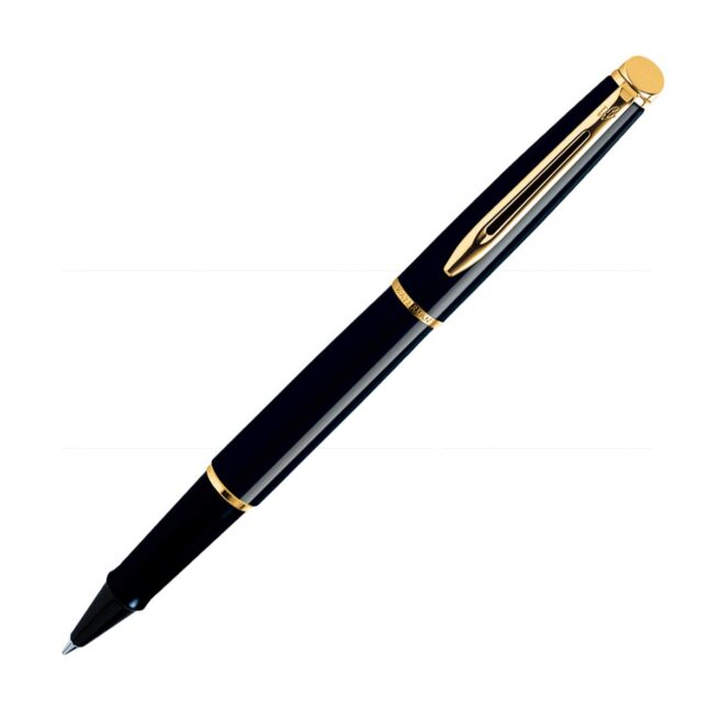 Waterman Hémisphère Mars Black Gold Trim Rollerball Pen 9000017100