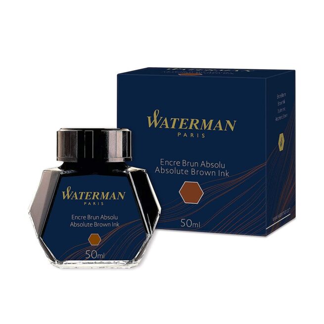 Waterman Inks & Refills Absolute Brown Ink Bottle Ink 8901198756576