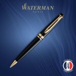 Waterman Expert MARS BLACK GOLD TRIM FOUNTAIN PEN S0951700