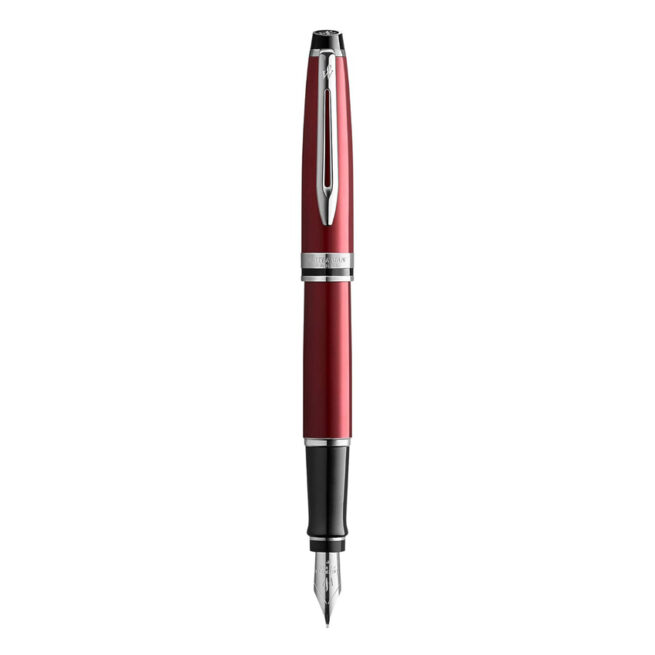 Waterman Expert DARK RED CHROME TRIM Fountain Pen ‎2093460