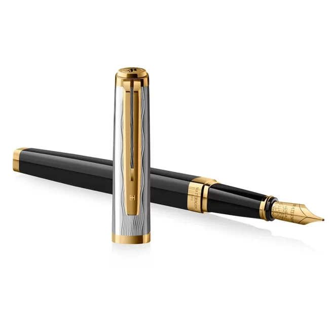 Waterman Exception Reflections of Paris Gold Trim Fountain Pen 9000037259