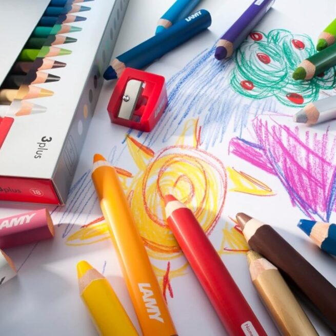 3plus-Packaging of 18 · includes child-safe sharpener LAMY Z 80-1223549