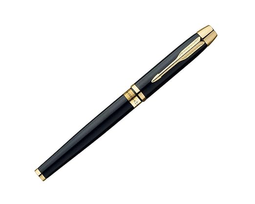 Parker Odyssey Lacque Black Gold Trim Rollerball Pen PKR-ODY-LQ-BK-GT-1700